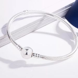 Sterling silver charm bracelet.